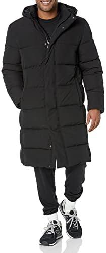 Amazon Essentials Mens Hooded Long Puffer Coat, Size M