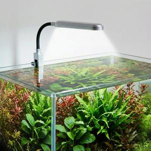 Slim Clip-On Aquarium Light 360 Adjustable LED Fish Tank Light for 1-5 Gallon Tanks, Enhances Fish Colors and Supports Low-Light Plants