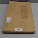 MEETION Ergonomic Keyboard and Mouse Wireless Combo, Wave Keys Natural Typing, 2.4G USB Receiver Wireless Keyboard with Wrist Rest, 4 Adjustable DPI Optical Mouse, Computer/Laptop/Windows/Mac, Black