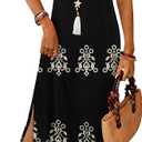 WIHOLL Maxi Dress Summer Dresses 2026 Beach Vacation Clothes Sleeveless Sundresses with Pockets Boho XXL