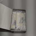 Amerdeco 10 Pack Brushed Brass Cabinet Pulls 3-3/4 Inch(96mm) Hole Center Gold Drawer Pulls Cabinet Hardware Kitchen Cabinet Handles for Bathroom Dresser Pulls ZH00013