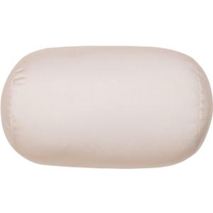 Squish Bean Bed Microbead Pillow Bolster Tube Body Pillow Smooth Cool Touch Fabric Neck & Back Support Throw Travel Pillow Fun Colors (Wheat)