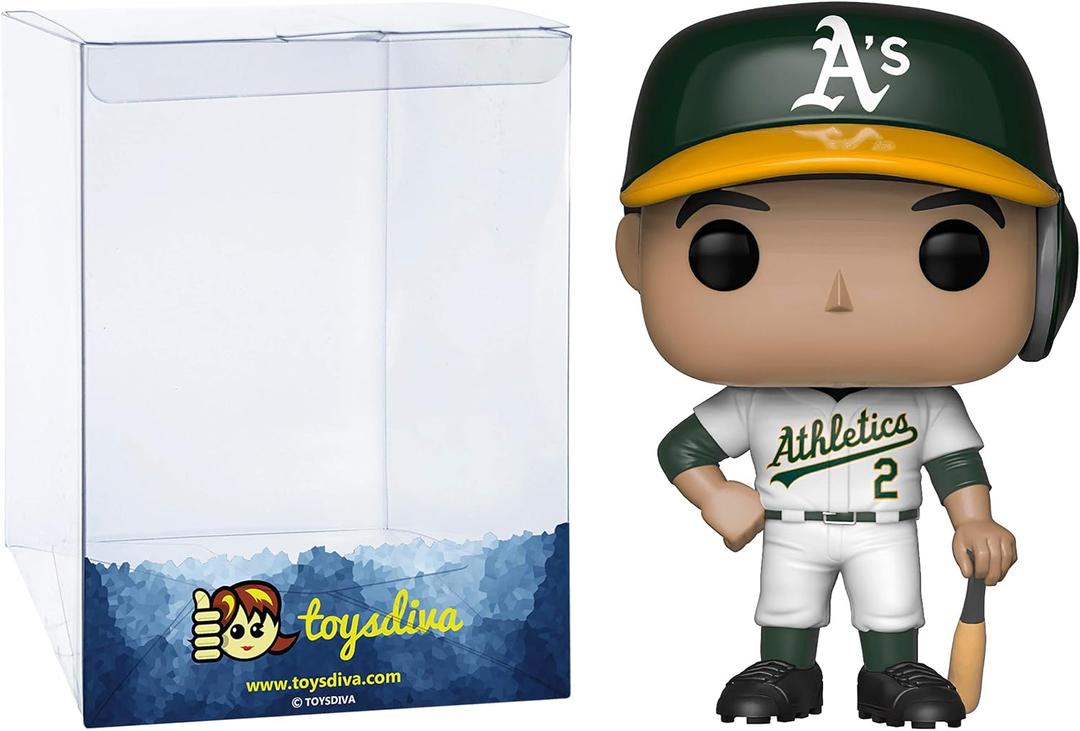 Khris Davis: Pop! Vinyl Figurine Bundle with 1 Compatible 'ToysDiva' Graphic Protector (019-38675 - B)