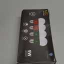 4 Pack LED Red and Green Light Bulbs - 120V E26 Base 9 Watt (60-watt Replacement) - Red and Green Bulbs for Party Decoration, Porch, Home Lighting, Christmas 4 Pack