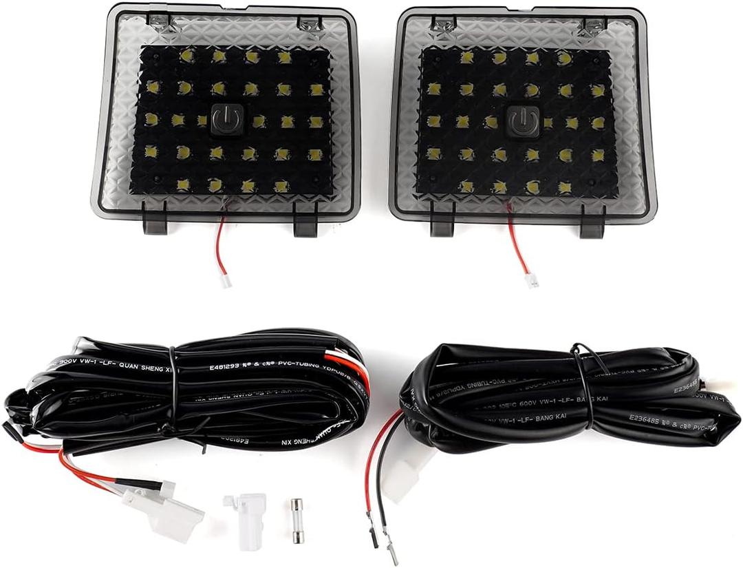 Fit for 2 PCS Cargo LED lights Toyota RAV4 2022 2023 2024 2025 Trunk Ceiling Lights Lamps Kit to Hatch Door Cargo Lamps Car Interior Lights Accessories (Not fit for 19-21 Rav4) Replacement