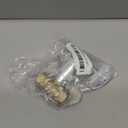 Skyflame 1/2 Inch Straight Gas Key Valve Kit for Fire Pit Fireplace with Flange and 3 Inches Key, Chromed