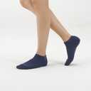 MONFOOT Men's/Women's 4-10 Pairs Cotton Cushion Low Cut Ankle Socks, Multipack