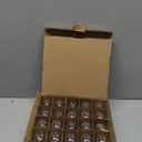 25 Packs ST38 LED Edison Bulbs,0.6Watt E12 Base Small Vintage Light Bulbs Equivalent to 7W Incandescent, 2700K Warm White Bulbs for ST38 String Lights, Shatterproof, Waterproof, Dimmable, Not for Solar