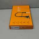 Durable Kitchen Sink Faucet with Sprayer, Compatible with 1 Hole or 3 Hole, 360 Rotatable Pull Out Kitchen Sink Faucets Single Handle Spring Kitchen Faucet Matte Black