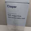Casper Sleep Essential Cooling Pillow, Standard Size Cooling Cover, Medium Soft Feel, Down-Alternative Fill, Supports Side, Back & Stomach Sleepers