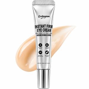 Instant Eye Tightener Cream Anti Aging Eye Treatment for Eye Bags & Wrinkles Instant Face Lift Effect for Under Eye Puffiness, Fine Lines & Tired Eyes 5-Minute Firming Formula 15ml