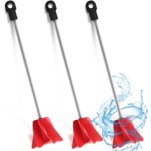 Loosh 3 Pcs 11 Inch Paint Stirrer for Drill, Paint Mixer Attachment, Helix Epoxy Mixer for Concrete Resin Silicone Stirrer Paddle Works with Most Drills