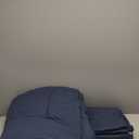 CozyLux Full Size Comforter Sets Navy Blue - 7 Pieces Bed in a Bag Full, Luxury Soft Bed Set for All Seasons, Bedding Set with Down Alternative Comforter, Sheets, Pillowcases & Shams