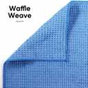 HOMEXCEL Hot Yoga Towels 2 Pack, (26.5" x 72") Non-Slip & Ultra-Absorbent Microfiber Yoga Mat Towels for Hot Yoga, Pilates, Exercise, Fitness, Bikram and Workout, Blue/Pink