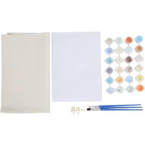 plplaaoo Paint by Numbers DIY Oil Painting City of Water Vibrant Colors Acrylic Paint for Home Decoration 40x50cm Canvas