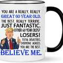 60th Birthday Gifts for Men Women, Great 60 Year Old Mug, 60th Birthday Gifts Ideas, Funny 60 Year Old Gift, 60 Birthday Gift for Men Friend Dad Grandpa 11 Ounce, Black Handle