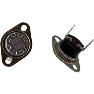 2Pcs Thermostat KSD1 160/0 Thermal Cut-Off Switch Temperature Control Switch Compatible with G-E Microwave Oven Compatible with Ken-More Replace KSD201 160/0 5304509469 5304464073 5304478919