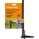 Fiskars 4-Claw Stand Up Weed Puller Tool, Gardening Hand Weeding Tool with 39" Long Ergonomic Handle with Easy-Eject Mechanism