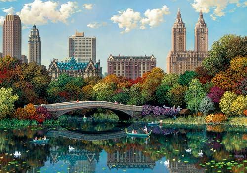 Ravensburger NY Central Park, Bow Bridge 1000 Piece Jigsaw Puzzle | Relaxing Activity | Unique and Perfectly Fitting Pieces, Durable Puzzle for Adults