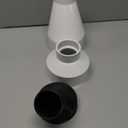 4" X 2" PVC Pipe Fitting Schedule 40 Compatible with 429-E Series Eccentric Reducer Coupling Suitable for High-flow Capacity, Plumbing, Irrigation, Pool, Spa, White