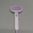 aumuca Cat and Dog Grooming Brush for Shedding, Removes Loose Fur from Long or Short Haired Pets - Ideal for Cats, Kittens, Rabbits, and More - Purple