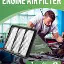 Cabin & Engine Air Filter Fit for Honda Accord 1.5L Gas 2022 2021 2020 2019 2018 Activated Carbon Cabin Filter Replacement CF10134 CA12290 Air Filter for My Accord Car