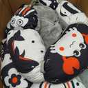 URMYWO Tummy Time Activity Mat - Cozy Tummy Time Mat for Newborn 0-12 Months, Breathable Soft Infant Baby Sit Me Up Floor Seat Early Sensory Development Play Toys Baby Registry Research Shower Gifts (Colorful)