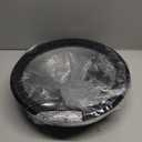 13'' 316L Stainless Steel Stir-fry Wok with Lid,Non Stick Skillet with Stay-cool Handle PFOA Free Suitable for Induction, Ceramic, Electric, and Gas Cooktops (Silver)