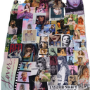 Taylor Swift Eras Tour-inspired Collage Blanket , 40x50