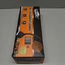 Grill Brush Bristle Free, Grill Brush with 5 Replacement Heads, Grill Cleaner Brush for Outdoor Grill, Cast Iron, Stainless Steel Grates, Grill Scraper Outdoor BBQ Grill, Dad Father Gift, Black