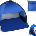 Mini Tent for Pets Small Dog Tent for Beach Portable Pop Up Sun Shade Shelter with Phone Compartment for Puppy and Large Cats Small Animals Sun Canopy for Camping and Outdoor