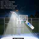 JAYNLT Y-11000W Solar Street Lights Outdoor,850000LM 6500K High Powered Commercial Parking Lot Lights Dusk to Dawn, Waterproof Solar Security Flood Lights for Driveways, Basketball Courts