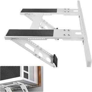 No-Drill Window AC Bracket, Adjustable Support 3442 for Single/Double Hung Windows, Heavy Duty Epoxy-Coated Steel Holds 300lbs, Easy Installation, Renter Friendly