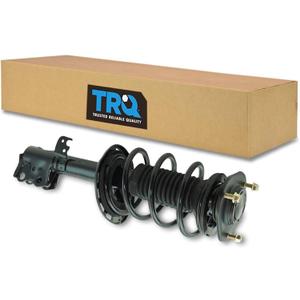 TRQ Front Left Strut and Spring Assembly Gas Charged Coil Spring Compatible with 2014-2019 Toyota Corolla