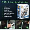 25 Pack Protector Cases for 4 Inch Figures, Crystal Clear Display Box with Lock - Dust, Fog, Scratch & Fingerprint Resistant, Flexible Shatterproof PET Plastic (Non-Yellowing), Includes Clean Cloth