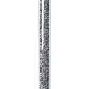 Paper Towel Holder Stand, Silver Countertop Paper Towel Roll Dispenser Holders with Square Base,Tissue Holder Filled with Sparkly Crystal Crushed Diamond House Decor for Kitchen Bathroom, Heavy Weight