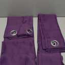 ChrisDowa Grommet Blackout Curtains for Bedroom and Living Room - 2 Panels Set Thermal Insulated Room Darkening Curtains (Royal Purple, 38W x 45L)
