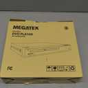 MEGATEK Region-Free HDMI DVD Player for TV, Compact CD/DVD Player for Smart TV, USB Port, Plays All Region DVDs & Multi Formats, Metal Housing, HDMI/RCA Cables & Remote Included