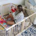 HARPPA Grovi Wooden Playpen, Play Yard, Playpen for Babies and Toddlers