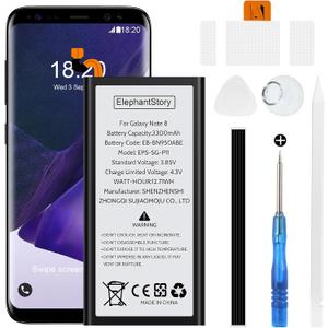 Battery for Galaxy Note 8, Replacement Battery for Samsung Galaxy SM-N950 N950T N950A N950P N950V N950R4 with Repair Tool Kits