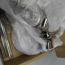 Joyyy Weighted Candlestick Holders Candle Stick Holder for Candlesticks, Vintage Metal Candelabra Candlestick Holders Candle Stand for Holiday Fireplace Party Dining Home Set of 6 (Silver)