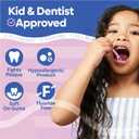 SmartLifeco Eco-Friendly Kids Flossers (200ct) - Dental Floss Picks for Children Made with Straw Wheat, Fluoride & PFA Free, Toothpick Flossing Sticks for Toddler Teeth, No Shred Thread, Mint