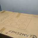 AMZCHEF 8900W Electric Cooktop 36 Inch, Built-in Electric Cooktop 5 Burner Stove Top, 36" Radiant Stovetop with Knob Control, 220-240V for Hard Wire