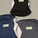 Wegreeco Washable Male Dog Belly Band - Pack of 3 - Washable Male Dog Belly Wrap, Small Doggie Dog Diapers Male for Doggy Puppy (Black, Charcoal, Navy, Small)