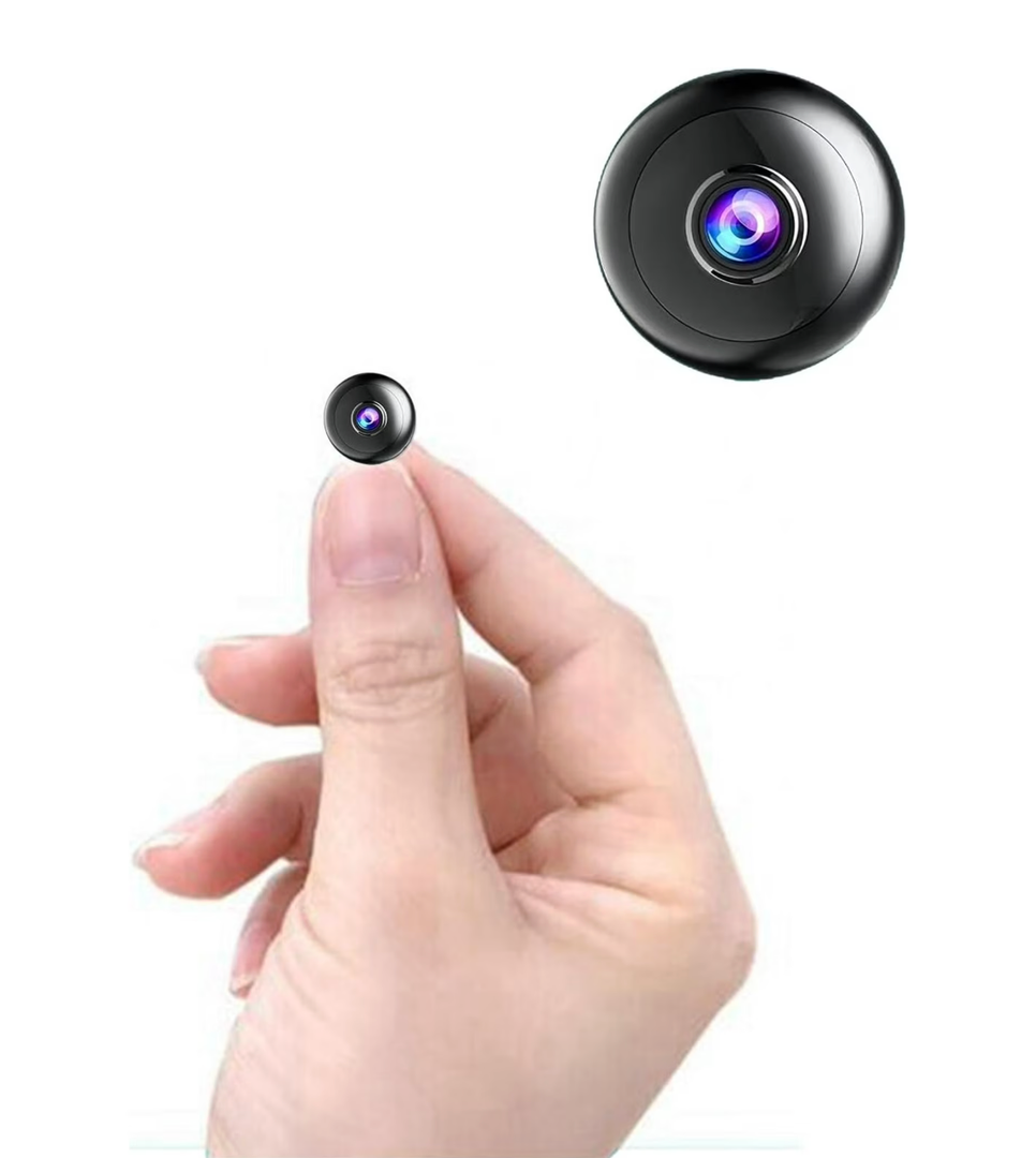 Only 0.9 inch! Hidden Camera with Audio/Video. Mini Small Camera. Spy Hidden Cameras for Home Indoor Use Spy Cam with Night Vision and Motion Detection Baby Monitor Small Mini Wireless Outdoor (1080p)