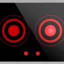 TOYANDONA Toy Play Kitchen Appliances - Pretend Double Induction Cooktop with Realistic Light and Sound for Boys Girls Kids Play Kitchen Accessories