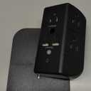 Wall Outlet Extender with Shelf and Night Light, Surge Protector, USB Wall Charger with 5 AC Outlets and 2 USB A Ports 2 USB C Ports Wide Space 3-Sided Power Strip Multi Plug Outlets, Black