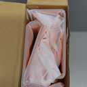 upsimples Acrylic Shelves for Wall Decor, 15" Display Shelf Perfume Organizer for Bathroom, Bedroom, Living Room, Floating Bookshelves for Kids, Clear Orange, 4 Pack