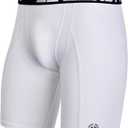 Youth Boys Baseball Football Compression Shorts w/Cup Pocket(NO Cup) Protective Athletic Sliding Underwear (Large)