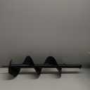 8-in Earth Auger Drill Bit, Garden Plant Flower Auger Rapid Planter Compatible Gas Powered Post Fence Hole Digger with 3/4 Shaft